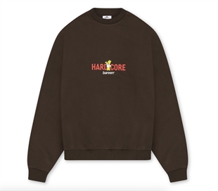 Bareen - Hardcore oversized crewneck brown